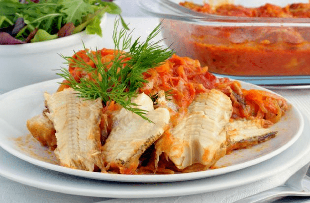 блюдо з риби на білковій дієті