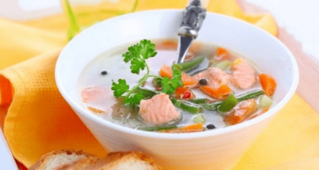 суп з рибою на білковій дієті