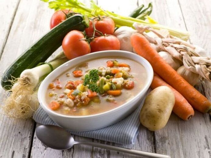 овочевий суп при гастриті