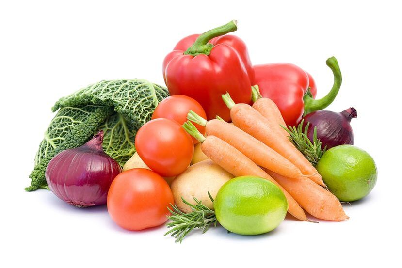 Асорти овочів – раціон другого дня дієти «6 пелюсток»